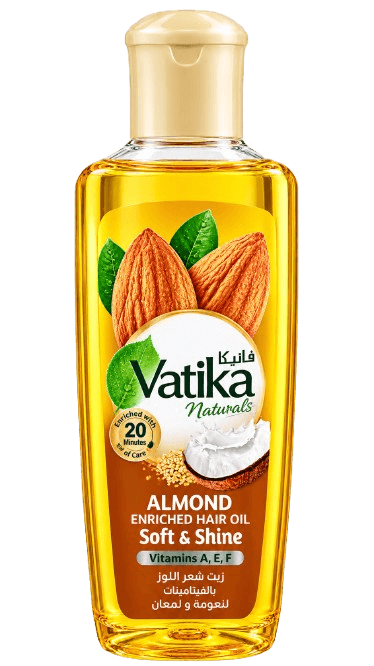 Vatika Naturals Almond Enriched Hair Oil – Soft & Shine