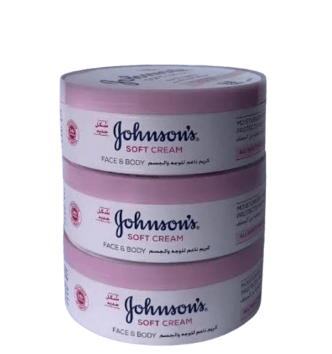 Johnson’s Soft Cream Combo Pack – 3 Pieces (200 ML)